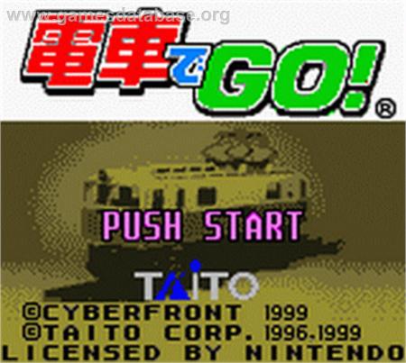 Cover Densha de Go! for Game Boy Color